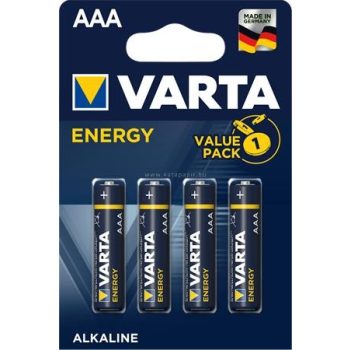 Elem, AAA mikro, 4 db, VARTA "Energy"