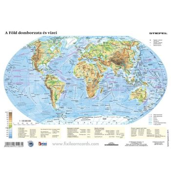   Tanulói munkalap, A4, STIEFEL "Föld domborzata/ A Föld országai"