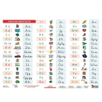   Tanulói munkalap, A4, STIEFEL "Magyar ábécé betűi"
